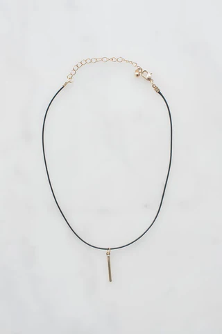 Choker with Gold Pendant